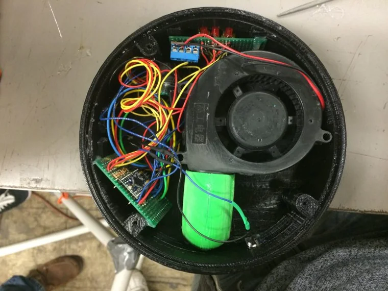 Candle extinguisher prototype